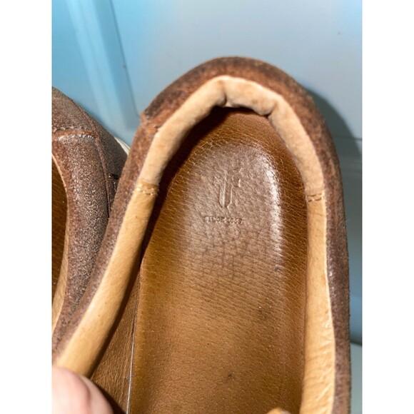 Frye Brown Leather Flats - Picture 8 of 11